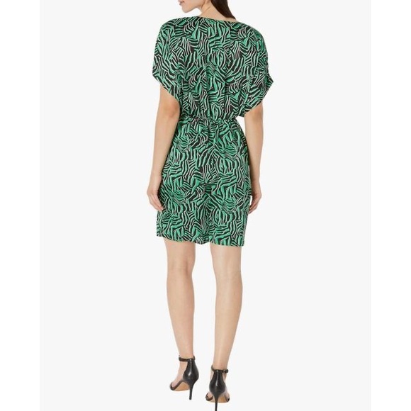 MICHAEL Michael Kors Green Leaf Print Mini Dress - Picture 4 of 5